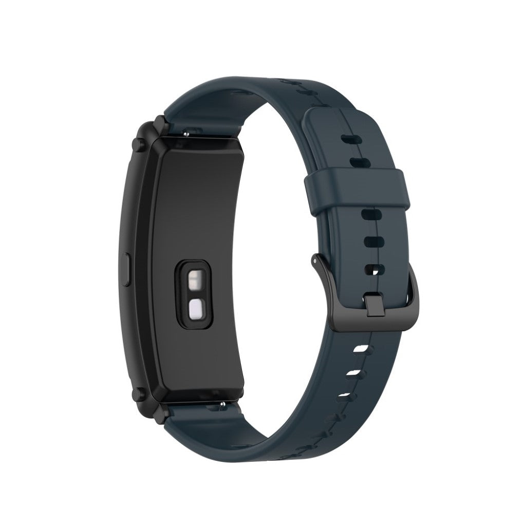 Fint Huawei TalkBand B6 / Huawei TalkBand B3 Silikone Rem - Blå#serie_9