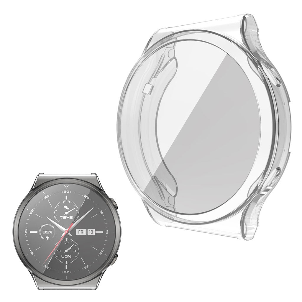 Super Fed Huawei Watch GT 2 Pro Silikone Cover - Gennemsigtig#serie_5