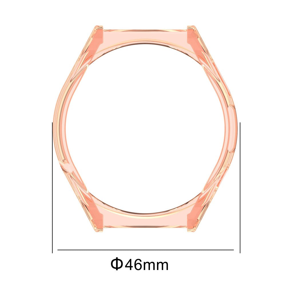 Huawei Watch GT 3 Pro 46mm Gennemsigtig Silikone Bumper  - Pink#serie_1