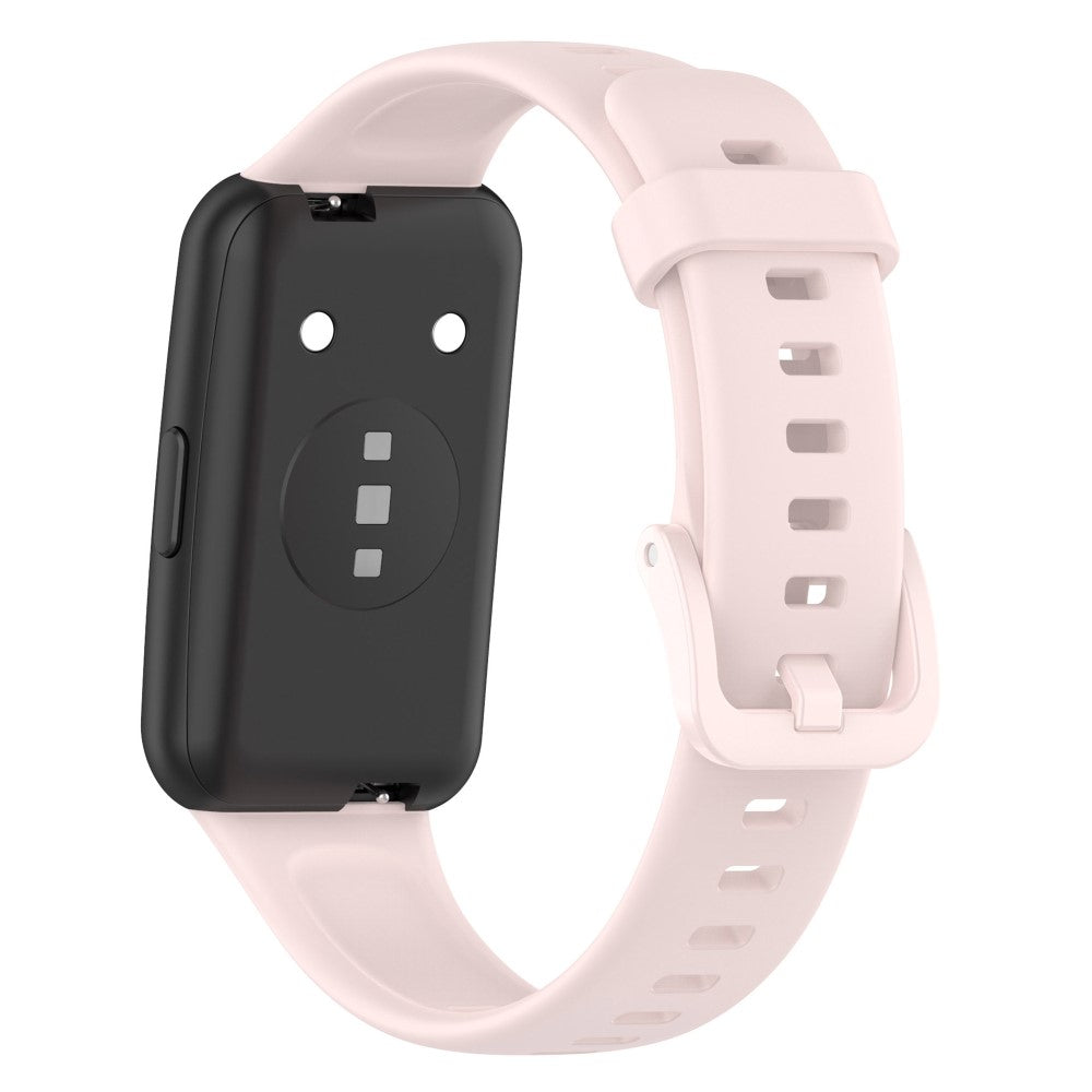 Vildt nydelig Huawei Band 7 Silikone Rem - Pink#serie_6