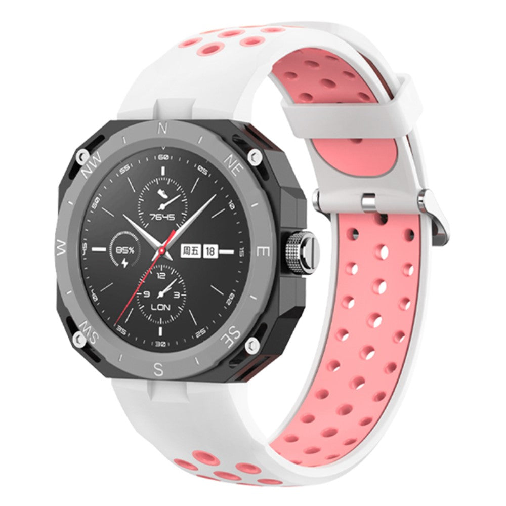 Vildt rart Huawei Watch GT Cyber Silikone Rem - Hvid#serie_2
