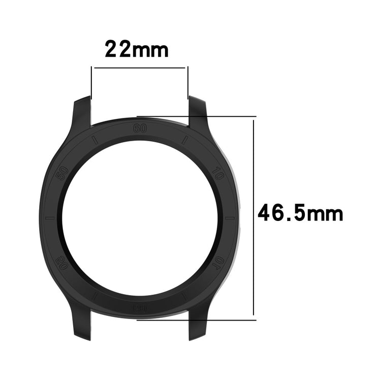 Huawei Watch GT Cyber Beskyttende Plastik Bumper  - Hvid#serie_9