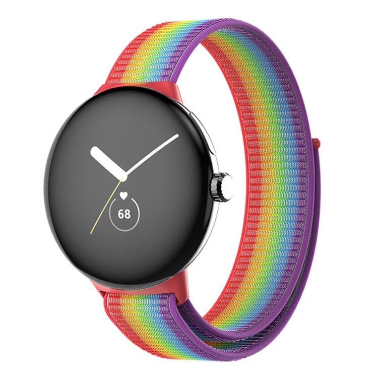 Fremragende Google Pixel Watch Nylon Rem - Flerfarvet#serie_2