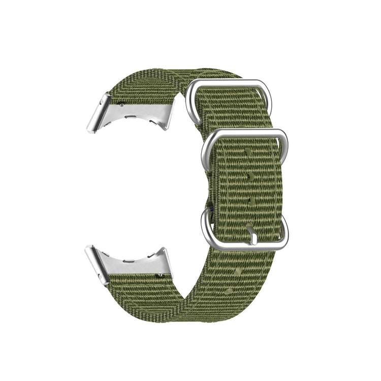 Vildt slidstærk Google Pixel Watch Nylon Rem - Grøn#serie_6