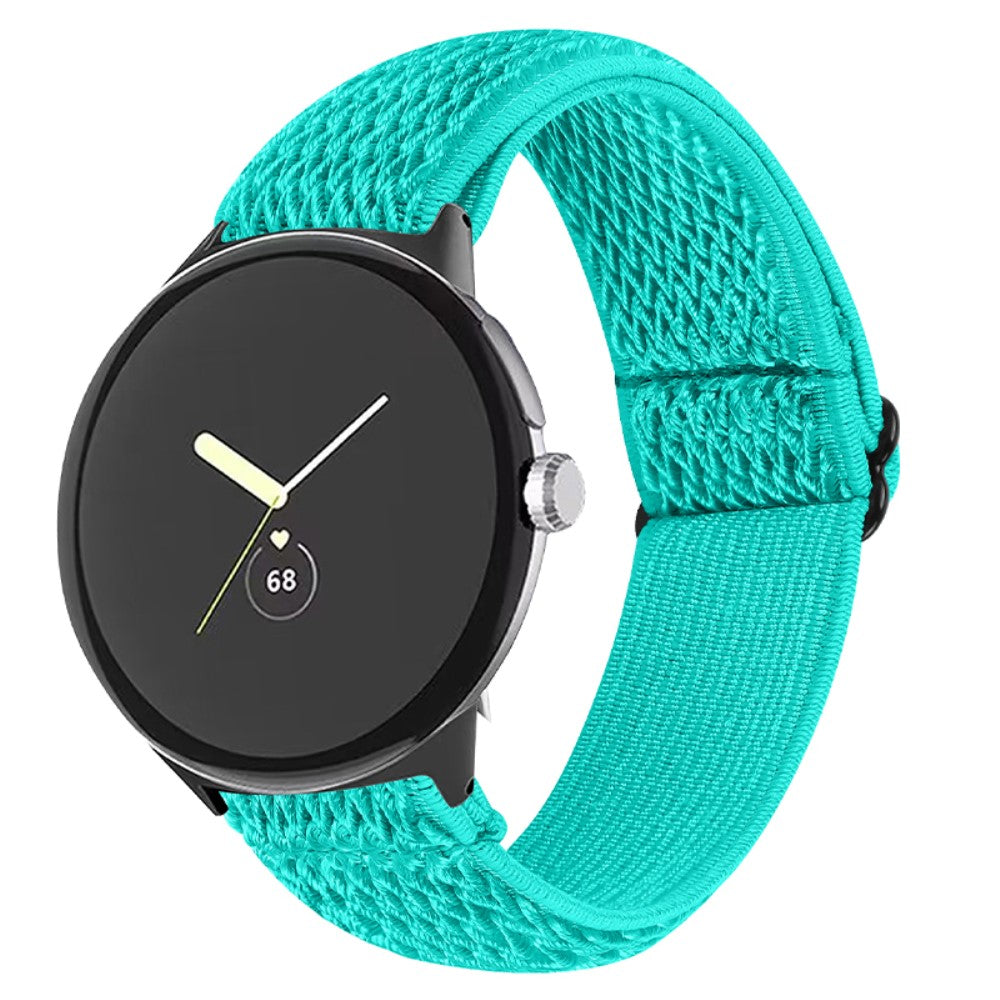 Rigtigt sejt Google Pixel Watch Nylon Rem - Grøn#serie_2