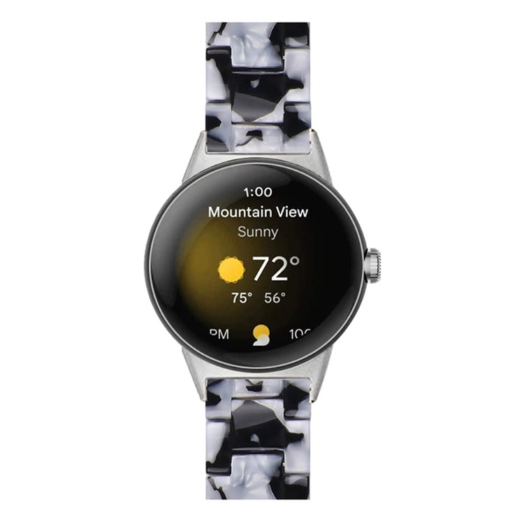 Super pænt Google Pixel Watch Plastik Rem - Sort#serie_20