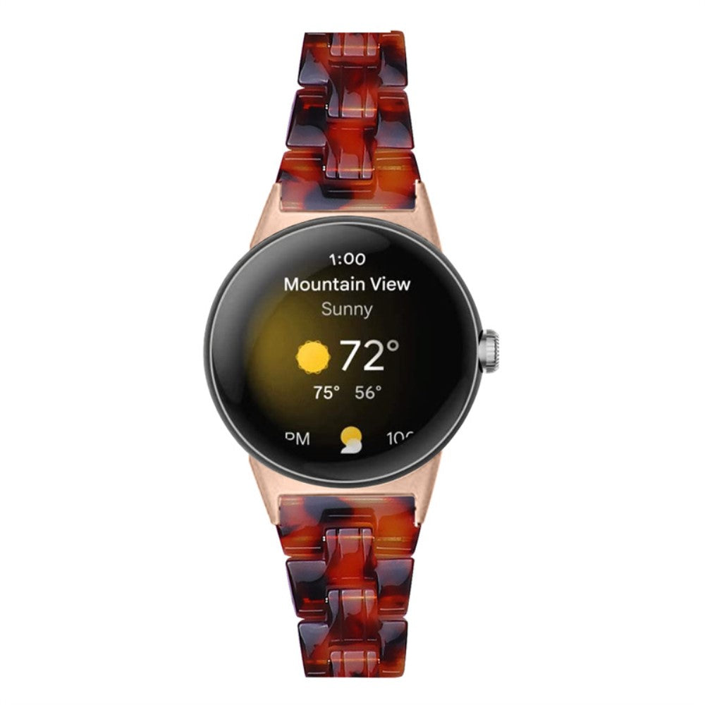 Vildt rart Google Pixel Watch Plastik Rem - Brun#serie_3