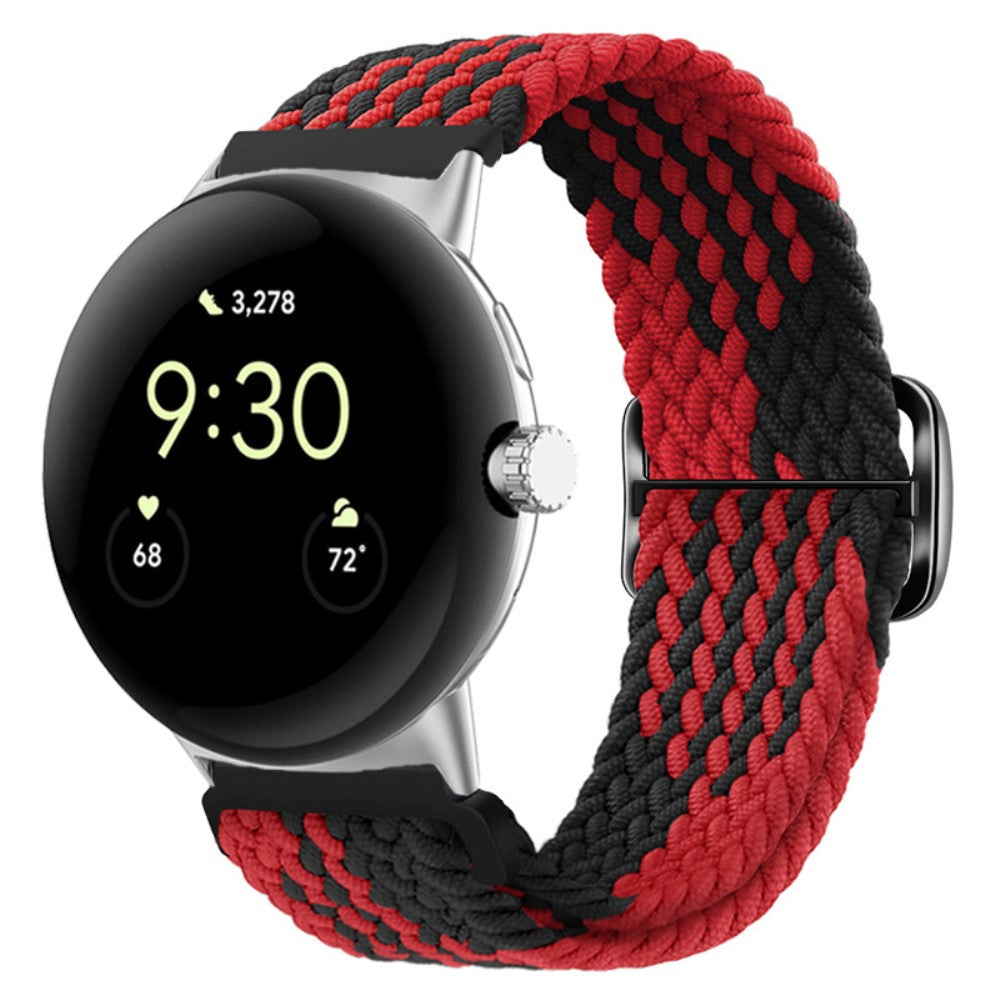 Mega smuk Google Pixel Watch Nylon Rem - Rød#serie_11