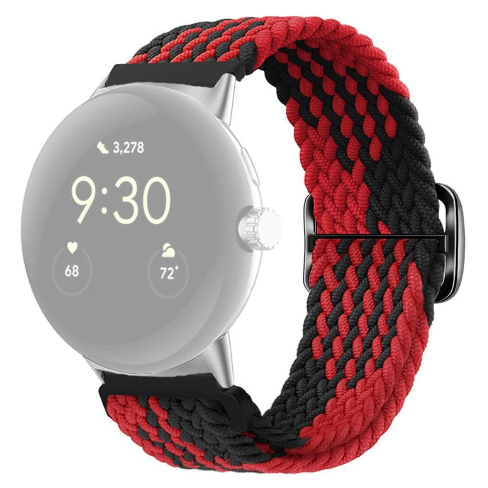 Mega smuk Google Pixel Watch Nylon Rem - Rød#serie_11