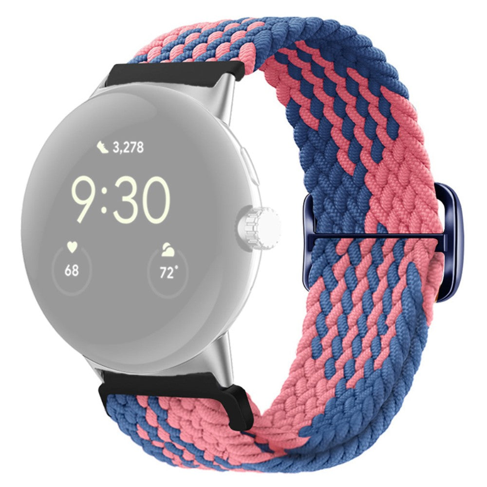 Mega smuk Google Pixel Watch Nylon Rem - Blå#serie_13