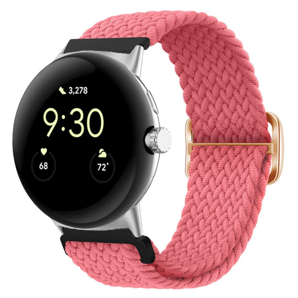 Mega smuk Google Pixel Watch Nylon Rem - Pink#serie_16