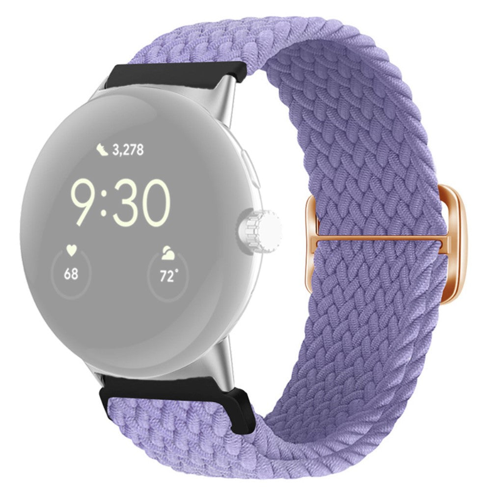 Mega smuk Google Pixel Watch Nylon Rem - Lilla#serie_17