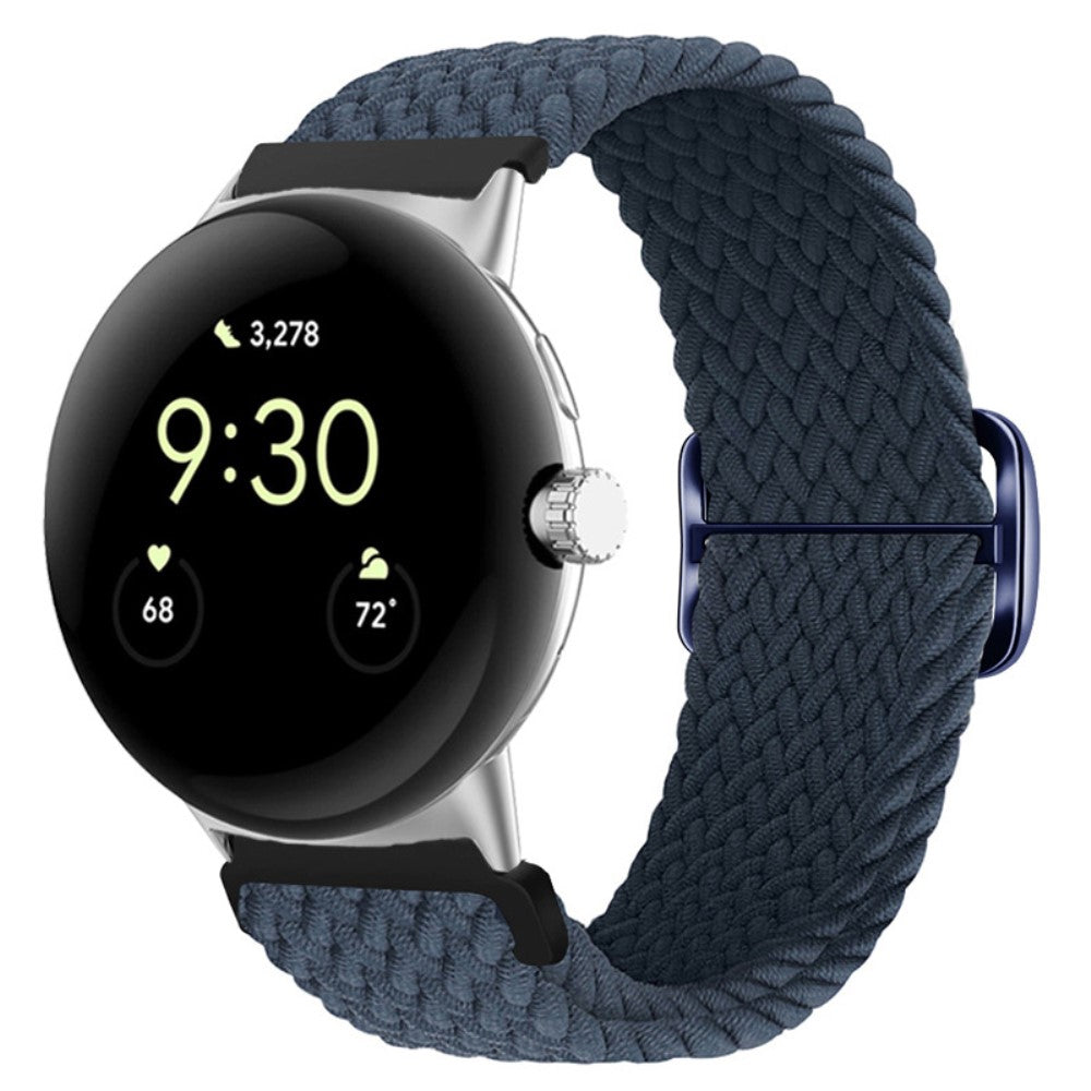 Mega smuk Google Pixel Watch Nylon Rem - Blå#serie_18