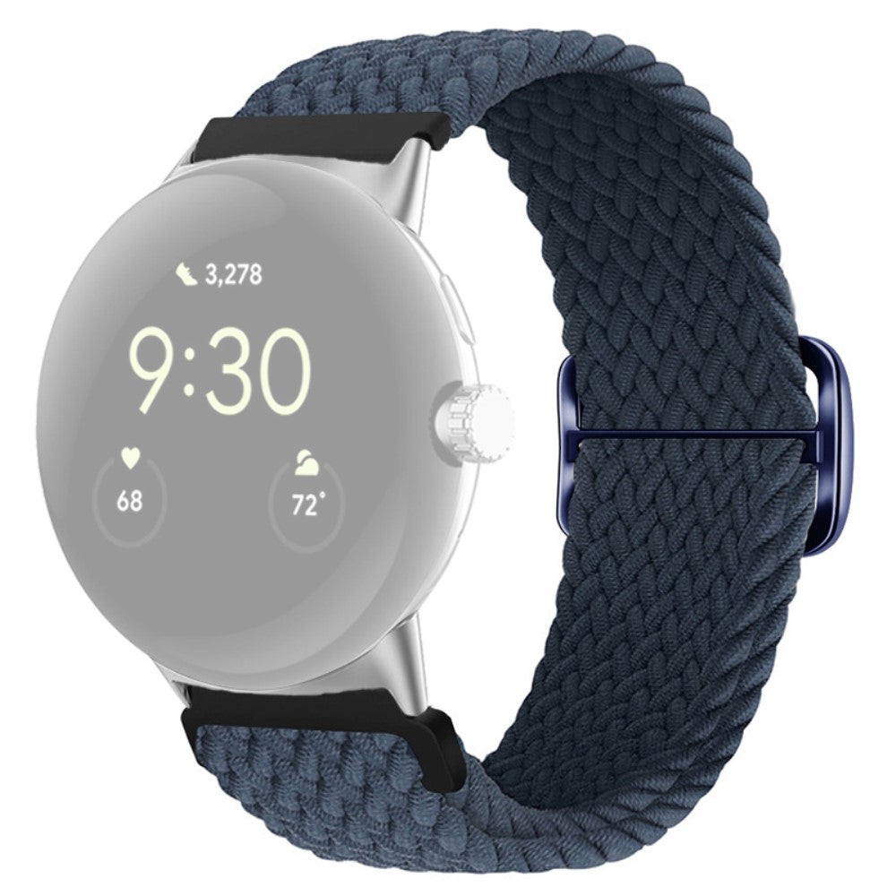 Mega smuk Google Pixel Watch Nylon Rem - Blå#serie_18