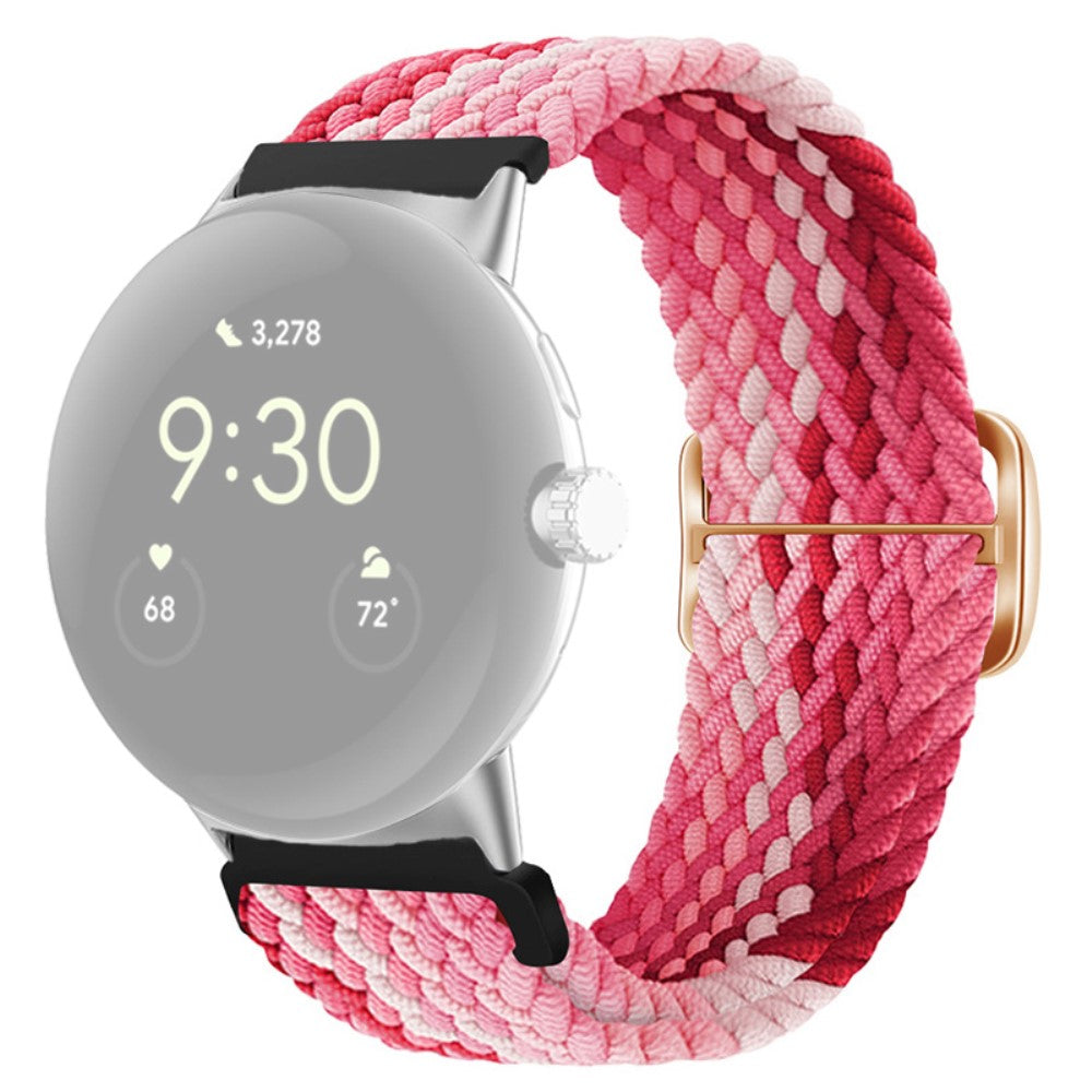 Mega smuk Google Pixel Watch Nylon Rem - Rød#serie_2