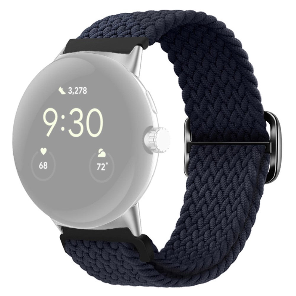 Mega smuk Google Pixel Watch Nylon Rem - Sort#serie_21