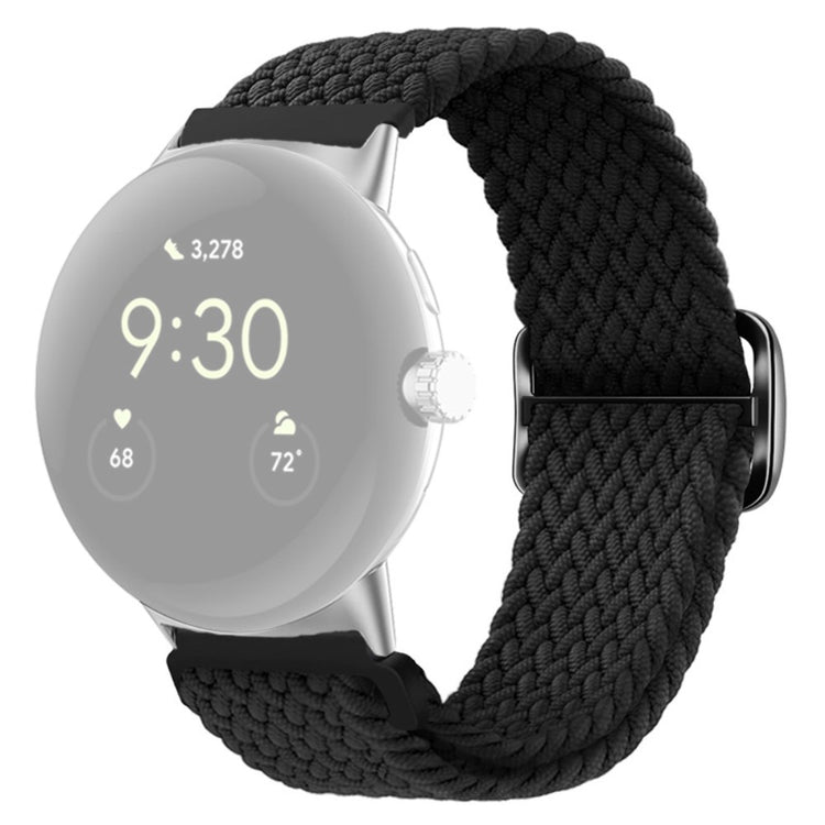 Mega smuk Google Pixel Watch Nylon Rem - Sort#serie_23