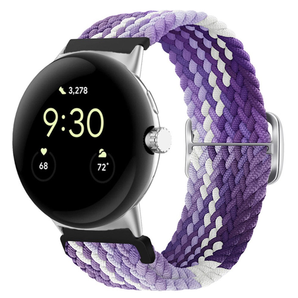 Mega smuk Google Pixel Watch Nylon Rem - Lilla#serie_4