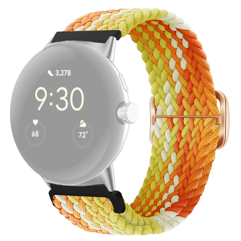 Mega smuk Google Pixel Watch Nylon Rem - Orange#serie_5