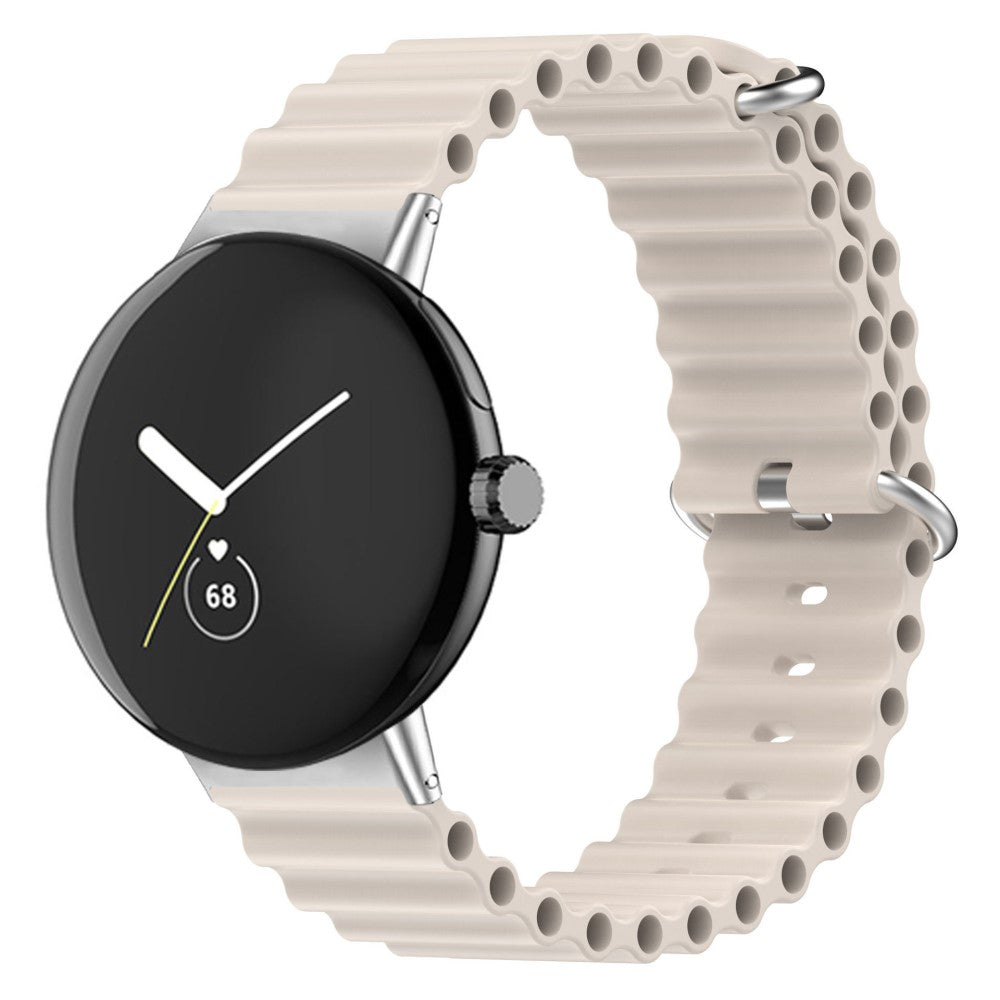 Meget sejt Google Pixel Watch Silikone Rem - Hvid#serie_10