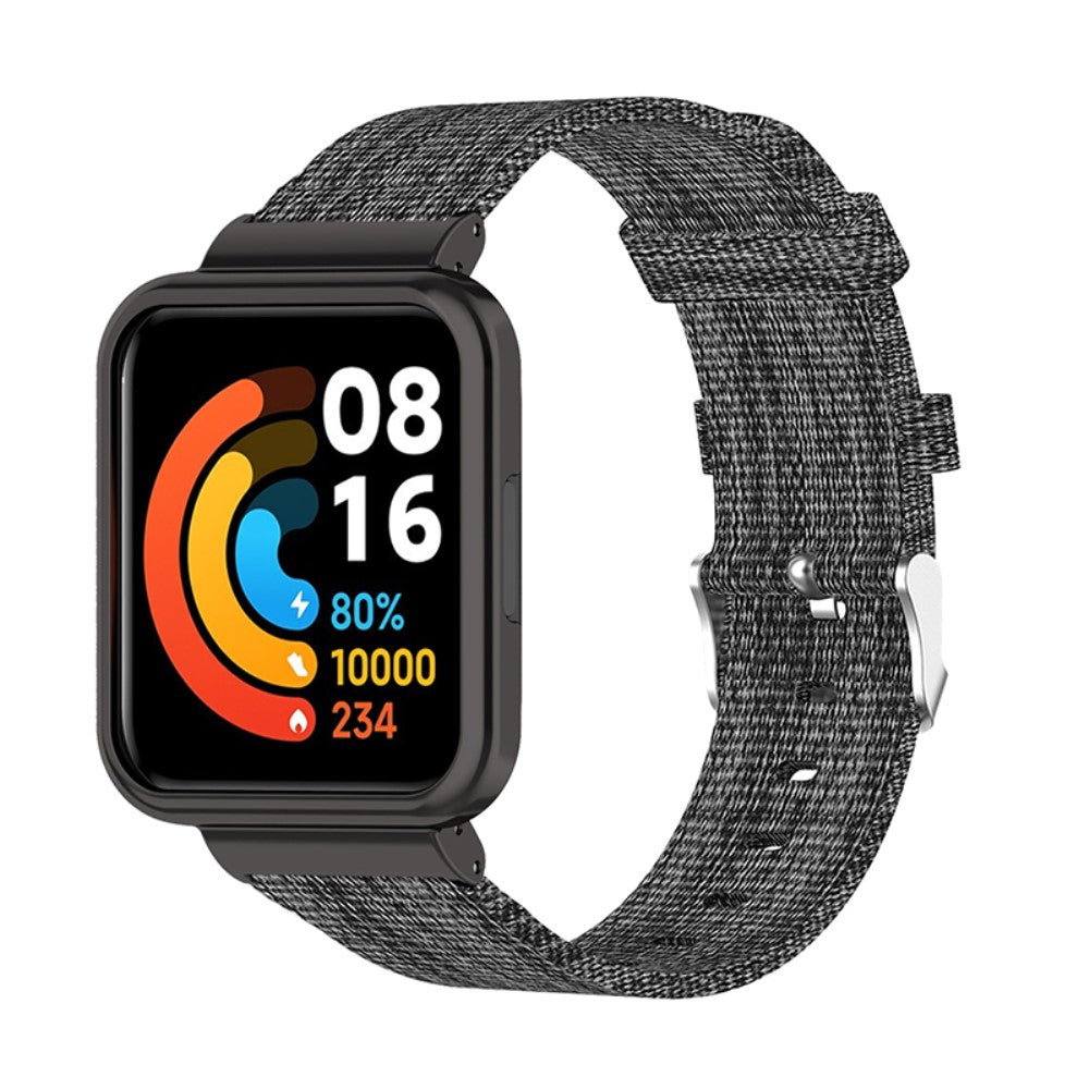 Mega sejt Xiaomi Redmi Watch 2 Nylon Rem - Sølv#serie_4