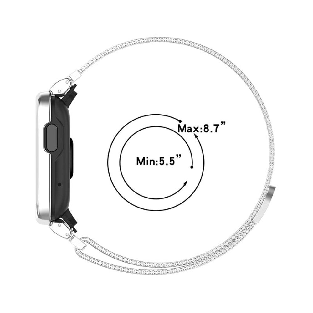 Solid Xiaomi Redmi Watch 2 Metal Rem - Blå#serie_3