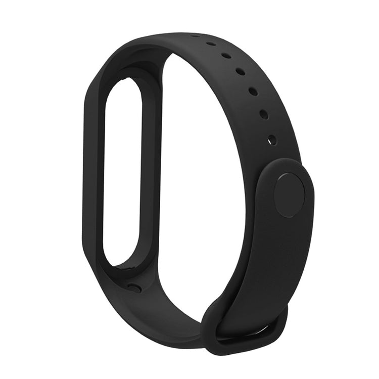 Meget nydelig Xiaomi Mi Band 7 Silikone Rem - Sort#serie_15