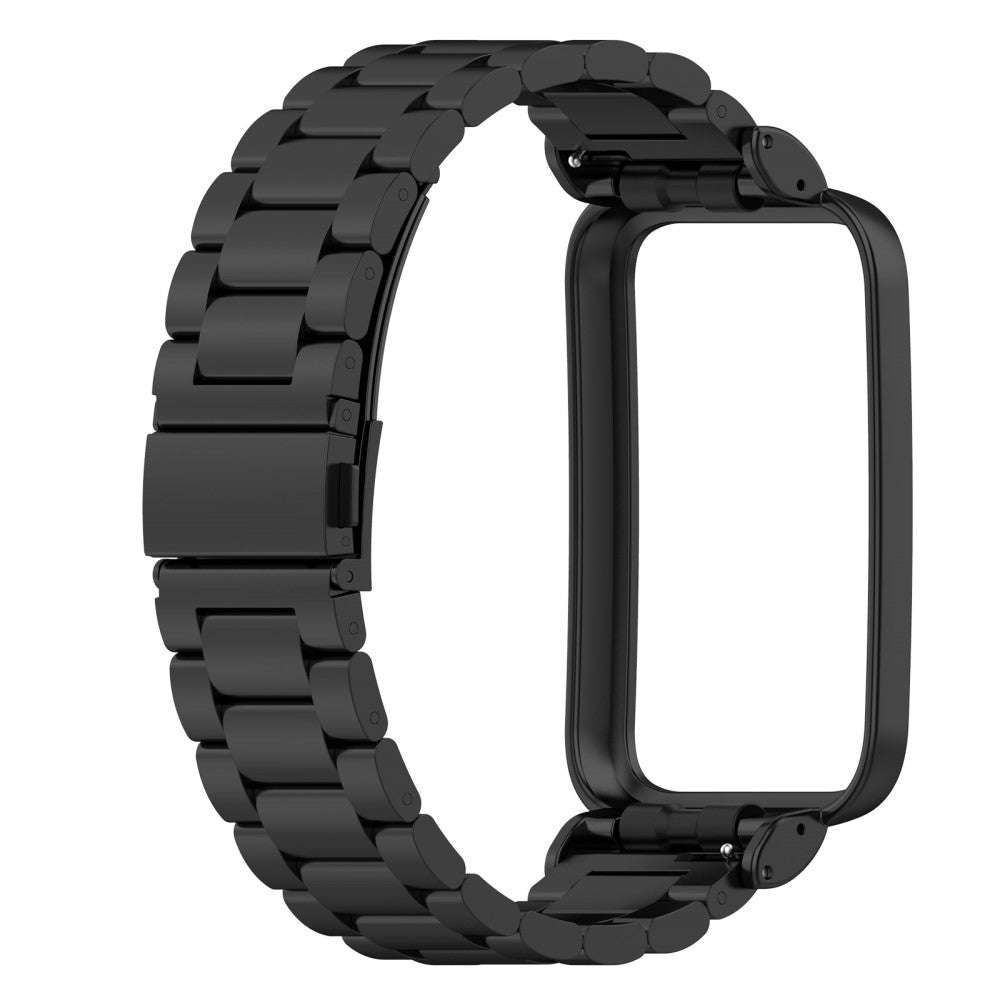 Rigtigt hårdfør Xiaomi Mi Band 7 Pro Metal Rem - Sort#serie_028