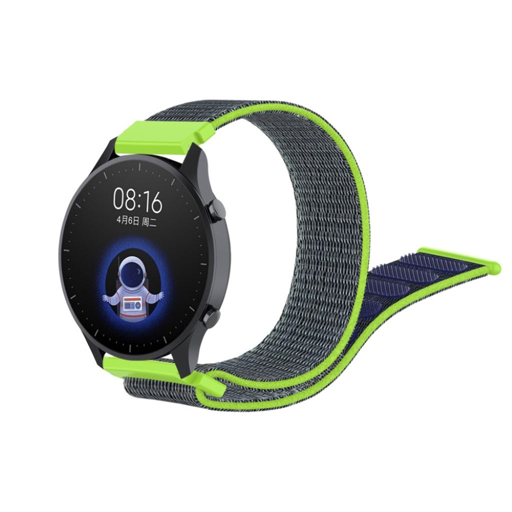 Helt vildt fed Xiaomi Watch Color Nylon Rem - Grøn#serie_7