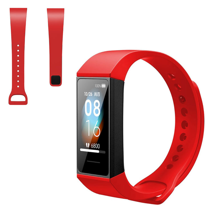 Mega holdbart Xiaomi Redmi Watch Silikone Rem - Rød#serie_4