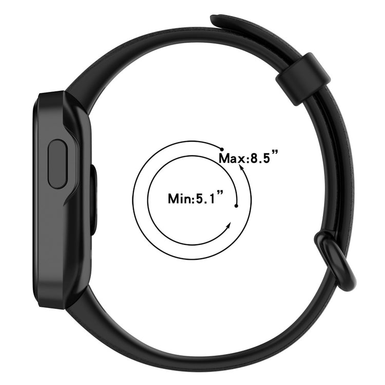 Smuk Xiaomi Redmi Watch Silikone Rem - Sort#serie_4