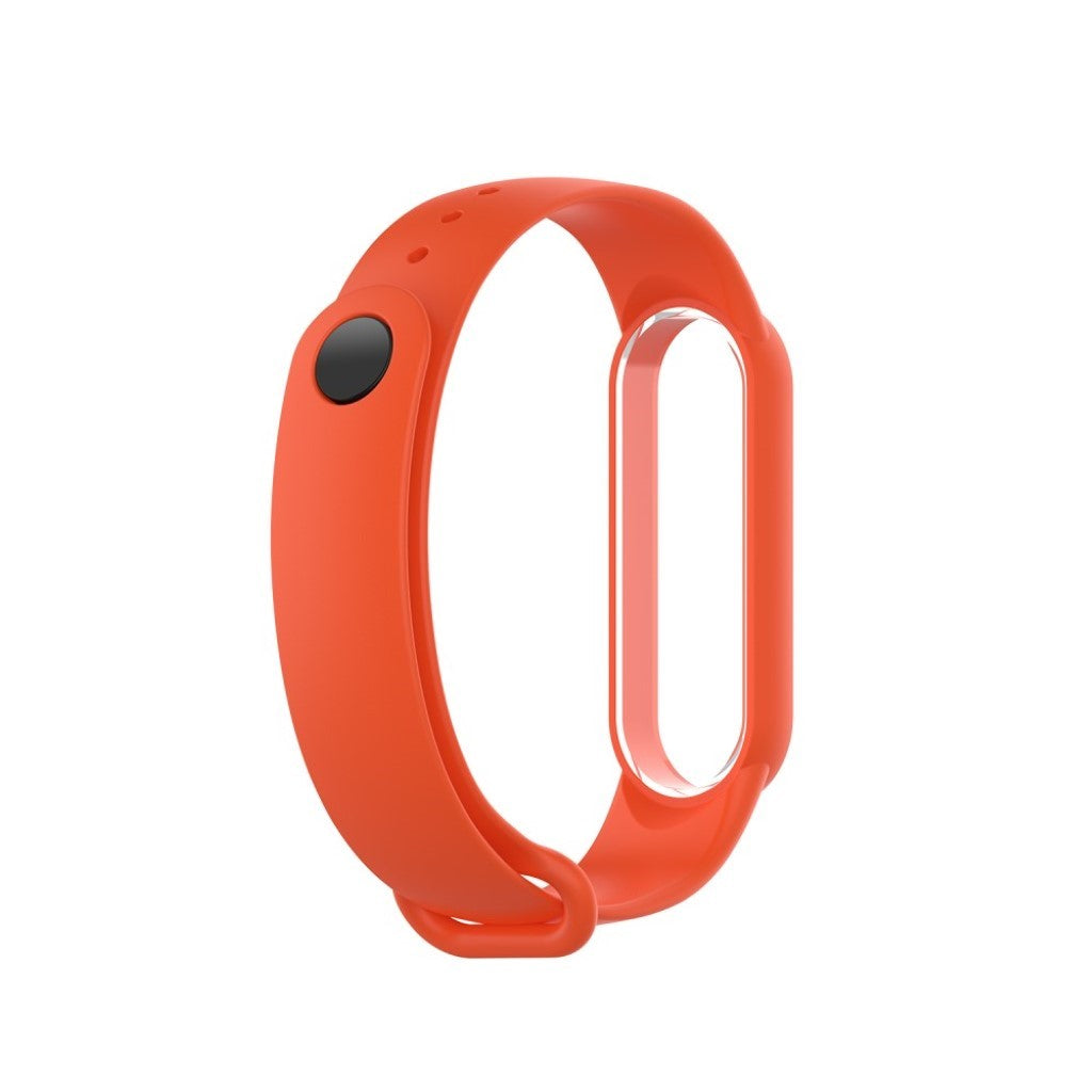 Mega fed Xiaomi Mi Band 5 Silikone Rem - Orange#serie_7