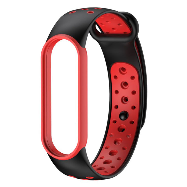 Vildt nydelig Xiaomi Mi Band 5 Silikone Rem - Sort#serie_5