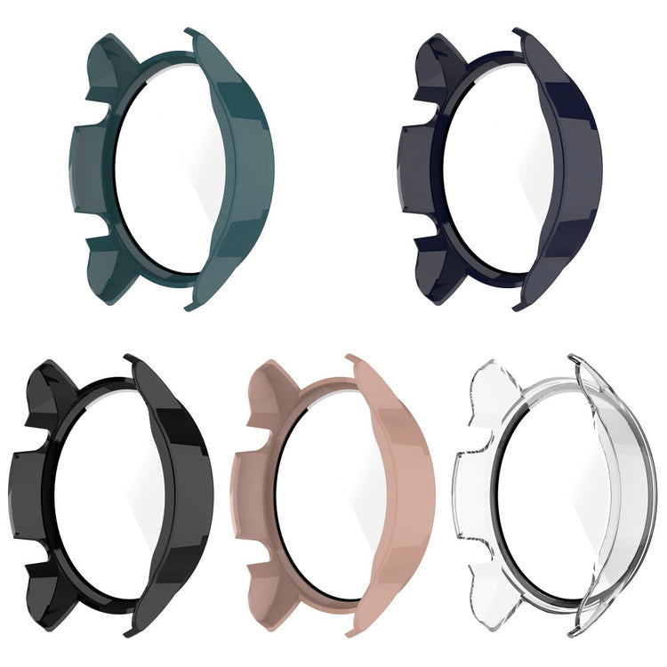 Super Pænt Xiaomi Mi Watch Color Sports Cover med Skærmbeskytter i Plastik og Hærdet Glas - Gennemsigtig#serie_1