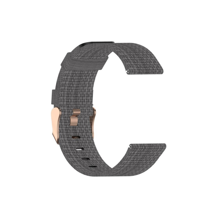 Helt vildt rart Fitbit Versa 2 / Fitbit Blaze Nylon Rem - Sølv#serie_10