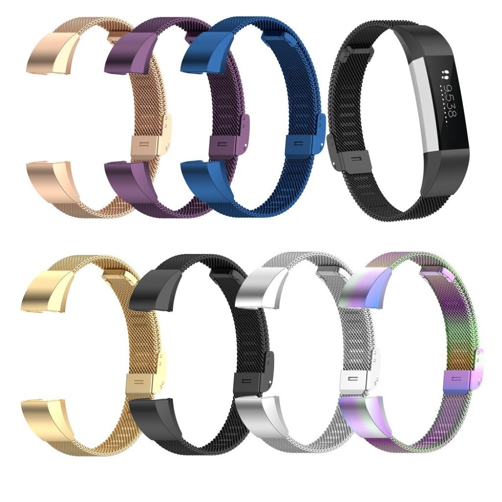 Rigtigt fint Fitbit Alta Metal Rem - Sort#serie_1