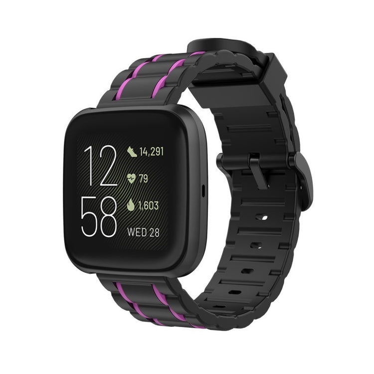 Super flot Fitbit Versa Lite / Fitbit Versa 2 Silikone Rem - Pink#serie_6