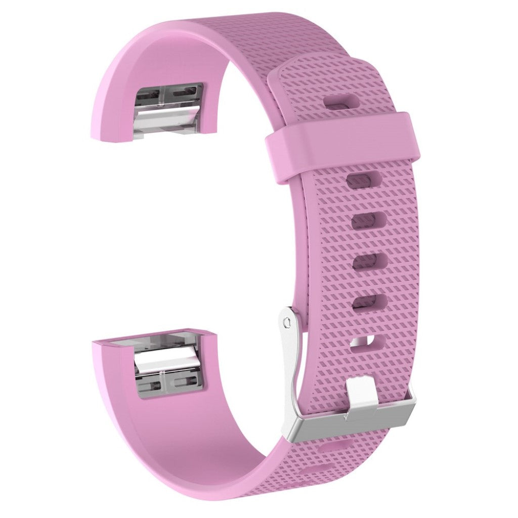 Meget elegant Fitbit Charge 2 Silikone Rem - Størrelse: S - Pink#serie_7