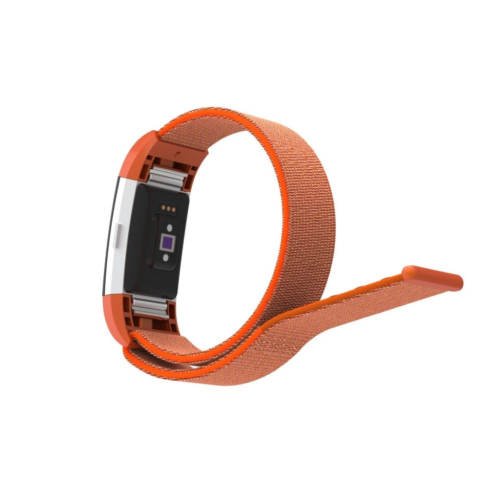 Smuk Fitbit Charge 2 Nylon Rem - Orange#serie_4