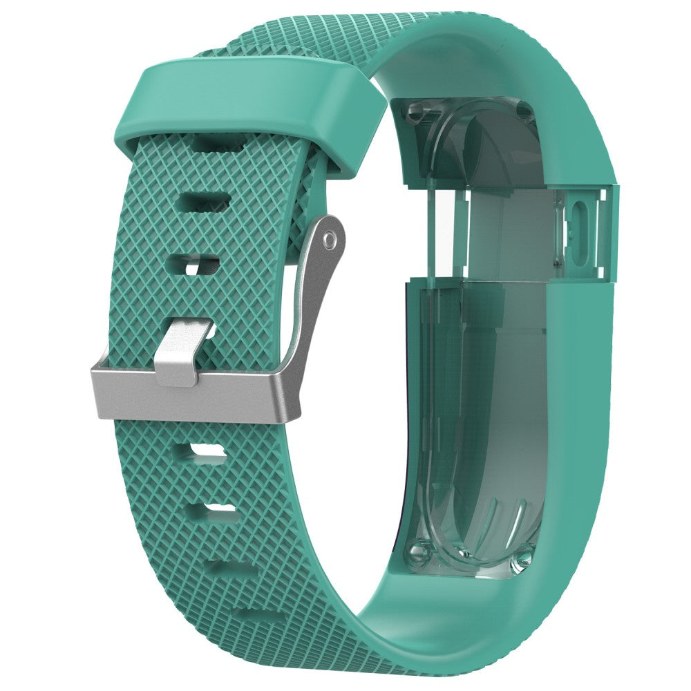 Super flot Fitbit Charge HR Silikone Rem - Størrelse: L - Grøn#serie_3