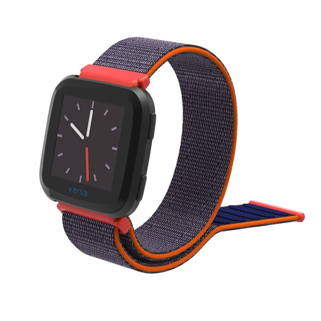 Super hårdfør Fitbit Versa Nylon Rem - Flerfarvet#serie_7