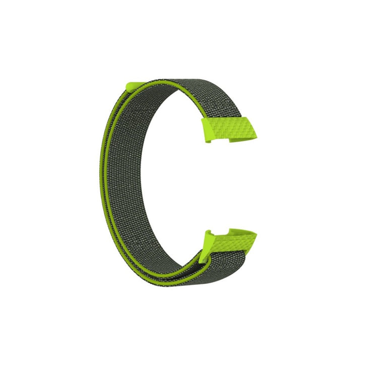 Pænt Fitbit Charge 3 Nylon Rem - Grøn#serie_6