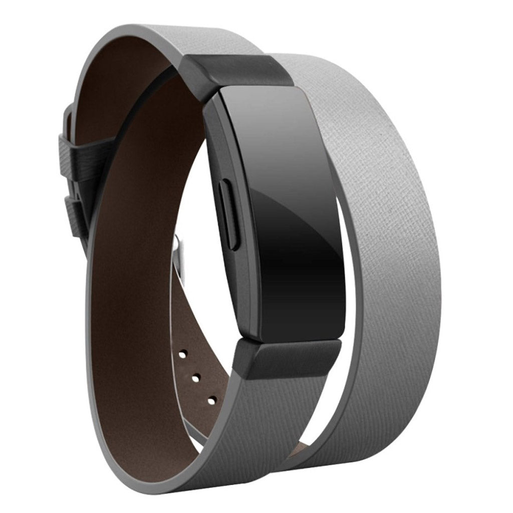 Meget hårdfør Fitbit Inspire Ægte læder Rem - Flerfarvet#serie_11