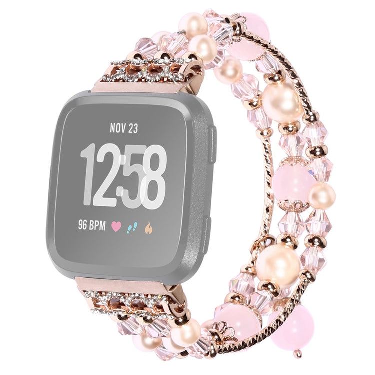 Elegant Fitbit Versa 2 / Fitbit Versa Lite Sten Rem - Pink#serie_3