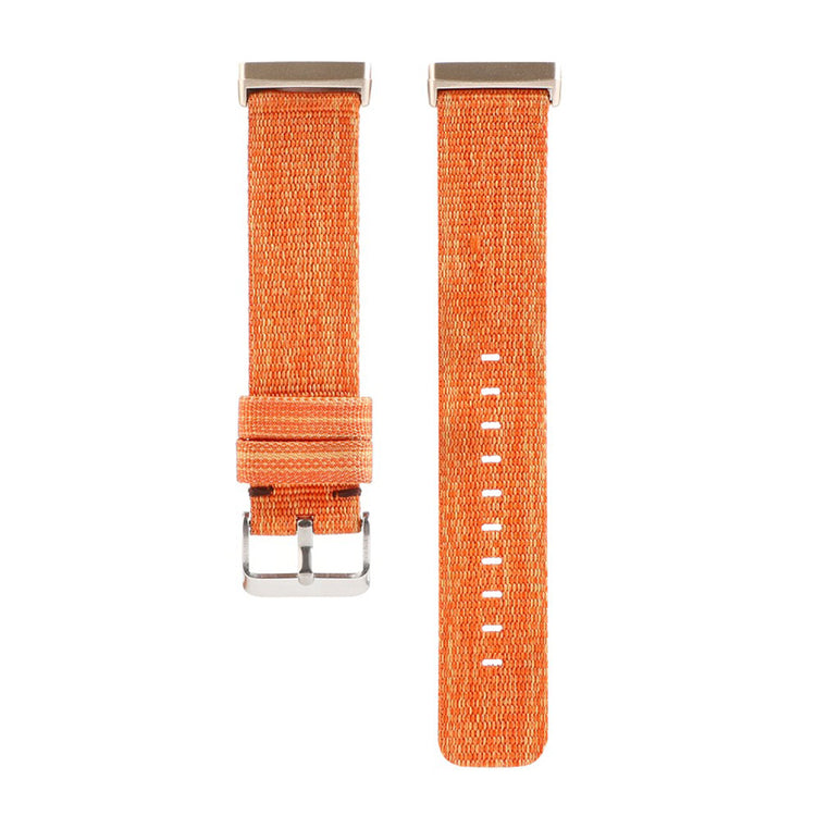 Vildt hårdfør Fitbit Versa 3 / Fitbit Sense Nylon Rem - Orange#serie_2