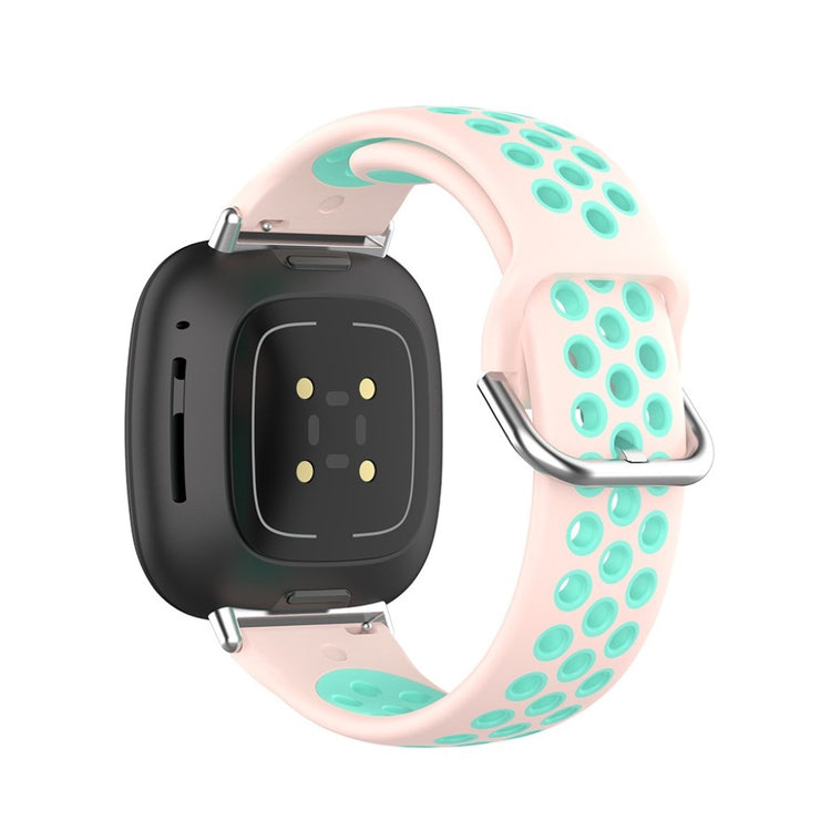 Mega fint Fitbit Versa 3 / Fitbit Sense Silikone Rem - Pink#serie_13