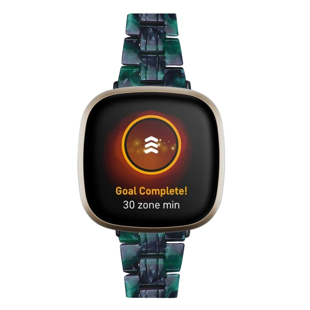 Vildt fint Fitbit Versa 3 / Fitbit Sense  Rem - Grøn#serie_11