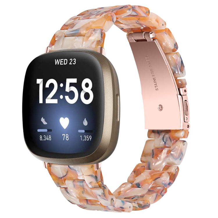 Mega cool Fitbit Versa 3  Rem - Gul#serie_3