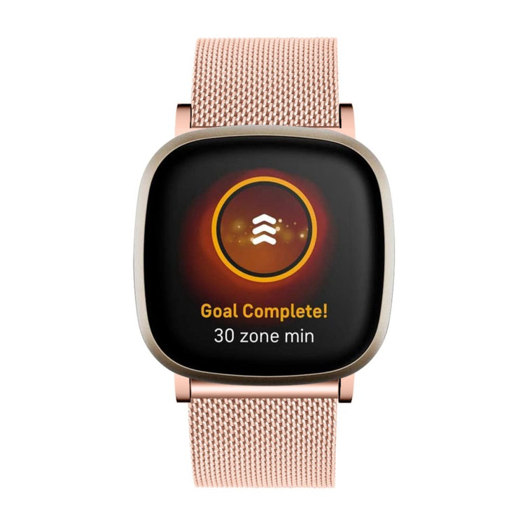 Vildt fint Fitbit Sense / Fitbit Versa 3 Metal Rem - Pink#serie_2