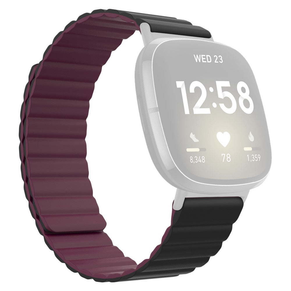 Fremragende Fitbit Sense / Fitbit Versa 3 Silikone Rem - Rød#serie_5